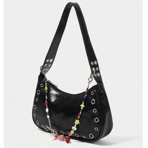 Y2K Colorful Beaded‎ Bag Charm Hanging Bag Accessories Keychain Charm Train